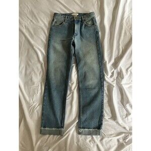 Isabel Marant Etoile Straight Leg Denim Jeans Blue FR36 US 0 or 2